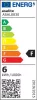 Asalite LED izzó C37 gyertya E14 6W 3000K (510 lumen)