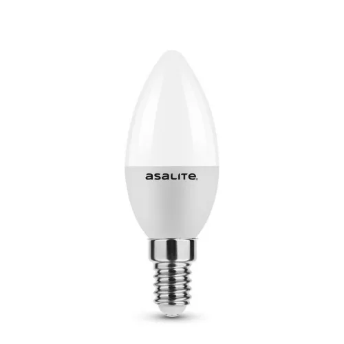 Asalite LED izzó C37 gyertya E14 4W 4000K (350 lumen)