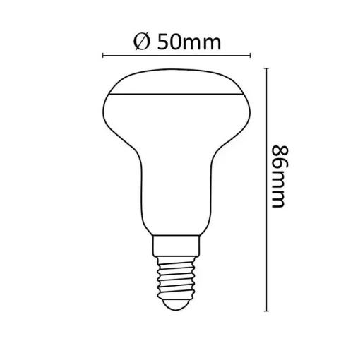Asalite LED izzó R50 spot E14 5W 3000K (400 lumen)