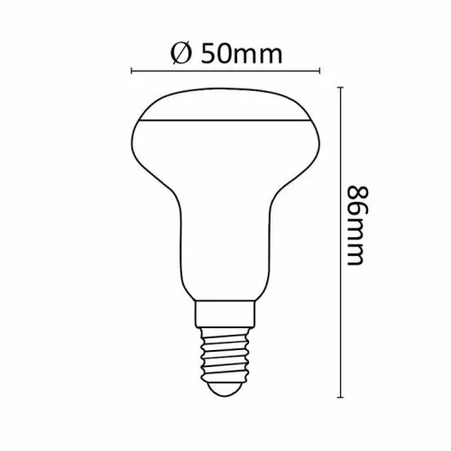 Asalite LED izzó R50 spot E14 5W 4000K (470 lumen)