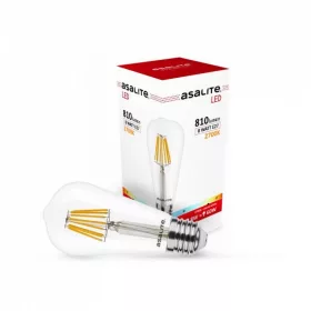 Asalite LED izzó ST64 filament E27 8W 2700K (810 lumen)
