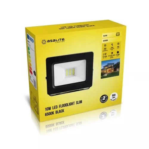 Asalite LED reflektor slim 10W 6500K (900 lumen)