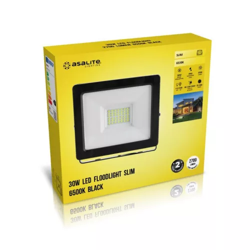 Asalite LED reflektor slim 30W 6500K (2700 lumen)