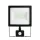 Asalite LED reflektor slim 50W 6500K (4500 lumen) + mozgásérzékelő szenzor