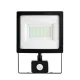 Asalite LED reflektor slim 50W 6500K (4500 lumen) + mozgásérzékelő szenzor