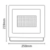 Asalite LED reflektor slim 100W 4500K (9000 lumen)