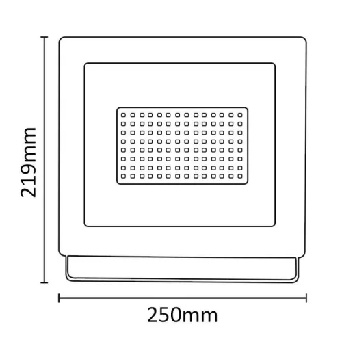 Asalite LED reflektor slim 100W 4500K (9000 lumen)