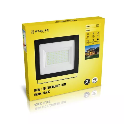 Asalite LED reflektor slim 100W 4500K (9000 lumen)