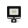 Asalite LED reflektor slim 10W 6500K (800 lumen) + mozgásérzékelő szenzor