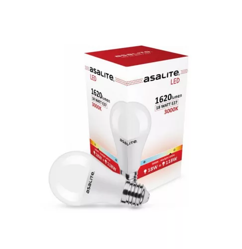 Asalite LED izzó A70 gömb E27 18W 3000K (1620 lumen)
