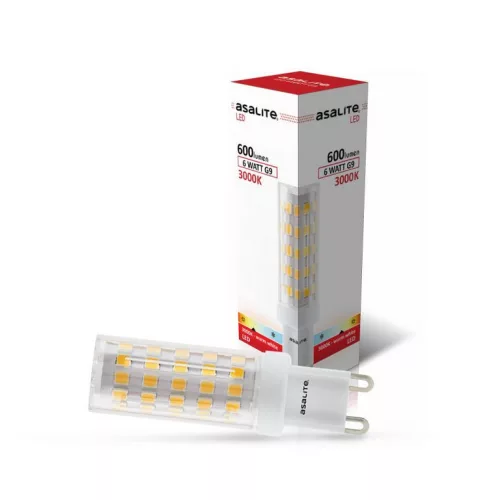 Asalite LED izzó G9 6W 3000K (600 lumen)