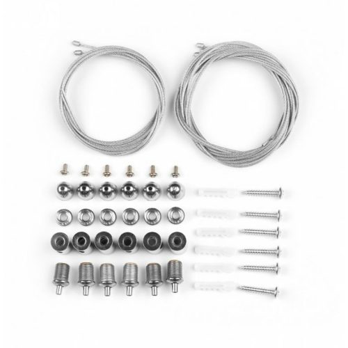 Asalite LED panel függesztő drót sodrony szett (120x30cm) 6db-os