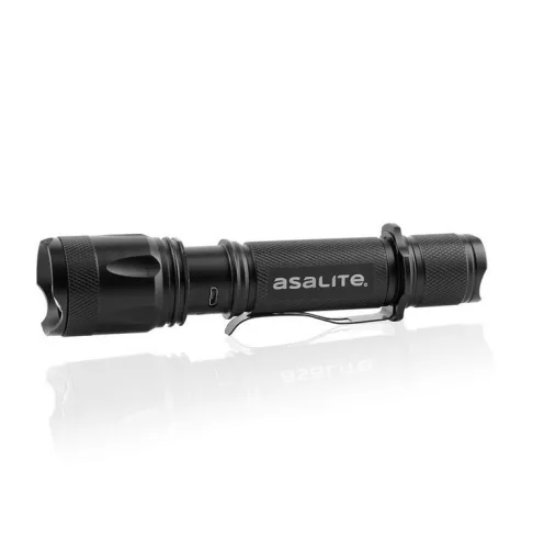 Asalite LED akkumulátoros lámpa zoom funkcióval 5W (400 lumen)