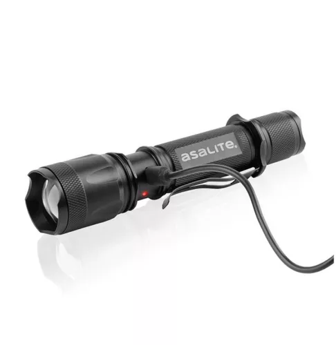 Asalite LED akkumulátoros lámpa zoom funkcióval 5W (400 lumen)