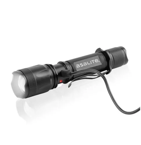 Asalite LED akkumulátoros lámpa zoom funkcióval 5W (400 lumen)