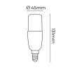 Asalite LED izzó T45 stick E27 13W 4000K (1300 lumen)