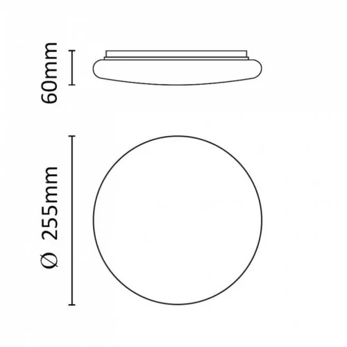 Asalite LED mennyezeti lámpa Kate 12W 3000K (1050 lumen) kerek