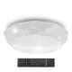 Asalite LED mennyezeti lámpa Liza 48W 3000K/4000K/6500K (4080 lumen) gyémánt/csillagos + távirányító CCT