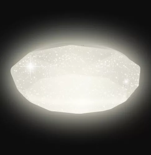 Asalite LED mennyezeti lámpa Liza 48W 3000K/4000K/6500K (4080 lumen) gyémánt/csillagos + távirányító CCT