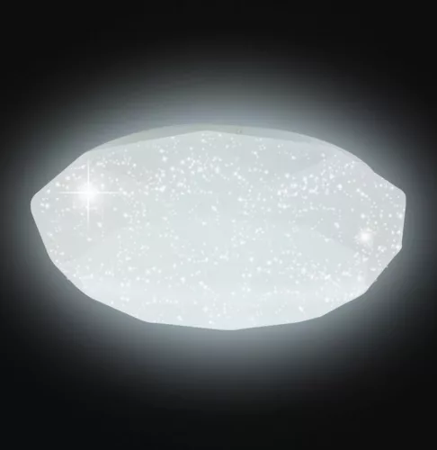Asalite LED mennyezeti lámpa Liza 48W 3000K/4000K/6500K (4080 lumen) gyémánt/csillagos + távirányító CCT