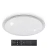 Asalite LED mennyezeti lámpa Emma 72W 3000K/4000K/6500K (6120 lumen) kerek/csillagos + távirányító CCT