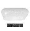 Asalite LED mennyezeti lámpa Emma 72W 3000K/4000K/6500K (6120 lumen) négyzet/csillagos + távirányító CCT