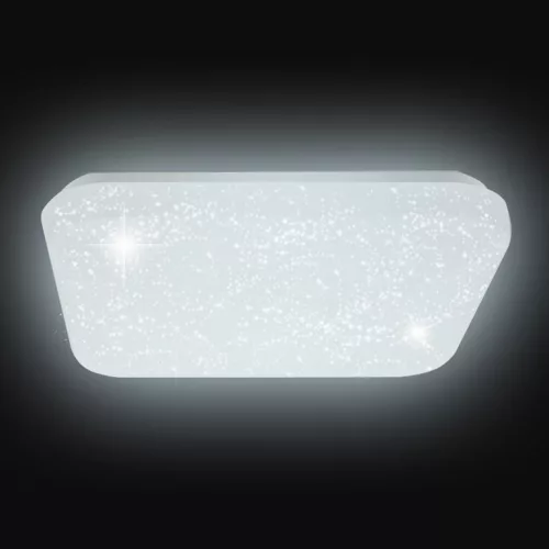 Asalite LED mennyezeti lámpa Emma 72W 3000K/4000K/6500K (6120 lumen) négyzet/csillagos + távirányító CCT