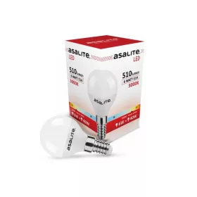 Asalite LED izzó G45 mini gömb E14 6W 3000K (510 lumen)