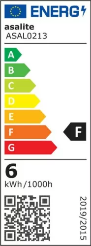 Asalite LED izzó G45 mini gömb E14 6W 3000K (510 lumen)
