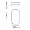 Asalite LED cseppálló lámpa IP54 15W 4000K (1200 lumen) ovális