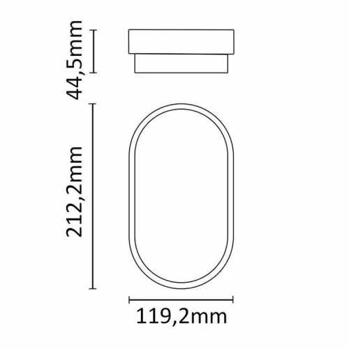 Asalite LED cseppálló lámpa IP54 15W 4000K (1200 lumen) ovális
