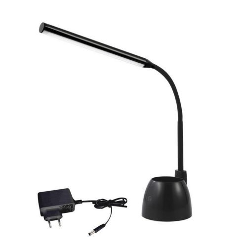 Asalite LED asztali lámpa dimmerelhető 6W (480 lumen) fekete