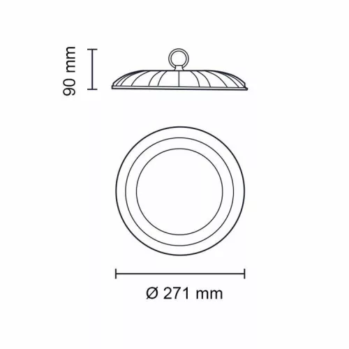 Asalite prémium LED csarnokvilágító 100W 4500K (10000 lumen)