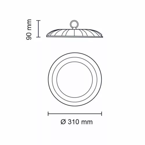 Asalite prémium LED csarnokvilágító 150W 4500K (15000 lumen)