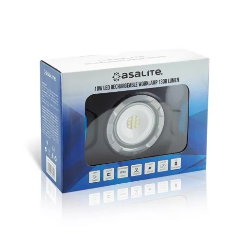 Asalite LED akkumulátoros lámpa 10W (1300 lumen)