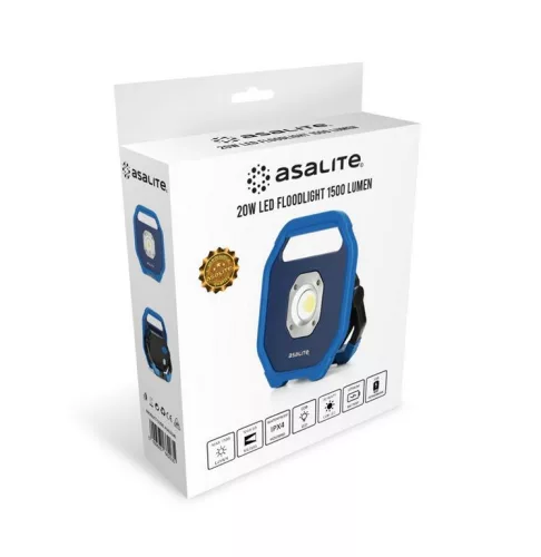 Asalite prémium LED akkumulátoros munkalámpa 20W (1500 lumen)