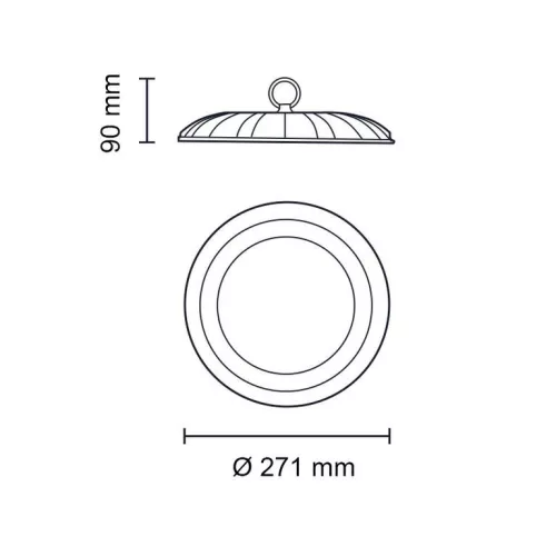 Asalite prémium LED csarnokvilágító 100W 4500K (15000 lumen)
