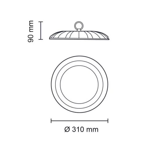 Asalite prémium LED csarnokvilágító 150W 4500K (22500 lumen)