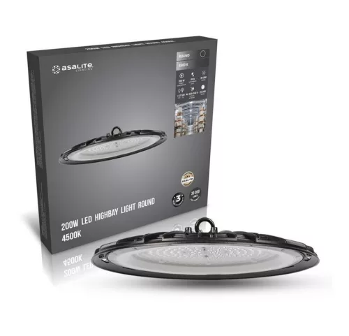 Asalite prémium LED csarnokvilágító 200W 4500K (30000 lumen)