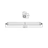 Asalite prémium IP65 por-és páramentes integrált LED armatúra 120cm 36W 4500K (4000 lumen)