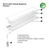 Asalite Eco LED panel backlit 120x30cm 30W 4000K (3200 lumen)