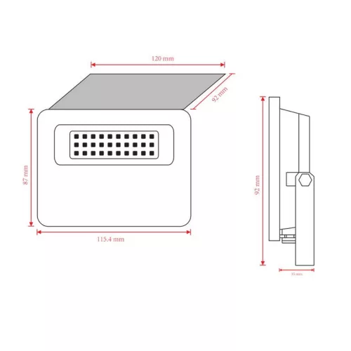 Asalite LED napelemes lámpa slim 10W 4000K (1300 lumen)+mozgásérzékelő szenzor