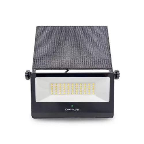 Asalite LED napelemes lámpa slim 20W 4000K (1800 lumen)+mozgásérzékelő szenzor