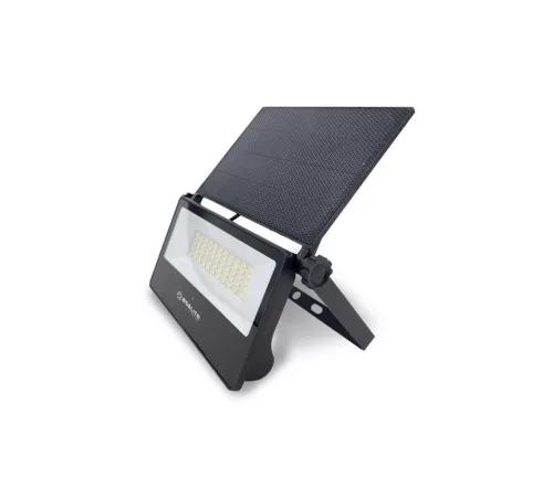 Asalite LED napelemes lámpa slim 20W 4000K (1800 lumen)+mozgásérzékelő szenzor
