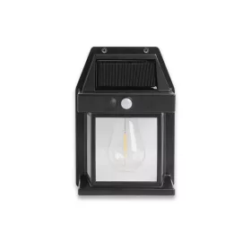 Asalite napelemes kültéri lámpa IP44 3W 3000K (100 lumen) fekete + PIR szenzor