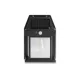 Asalite napelemes kültéri lámpa IP44 3W 3000K (100 lumen) fekete + PIR szenzor