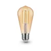 Asalite LED izzó ST64 filament E27 7W 2000K (650 lumen)