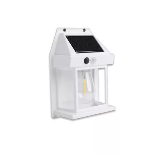 Asalite napelemes kültéri lámpa IP44 3W 3000K (100 lumen) fehér + PIR szenzor