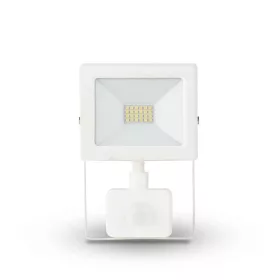 Asalite LED fehér reflektor slim 20W 4500K (1800 lumen) + mozgásérzékelő szenzor