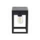 Asalite napelemes kültéri lámpa IP44 2W 3000K (200 lumen) fekete+szenzor